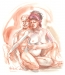 Sitting Nude Couple