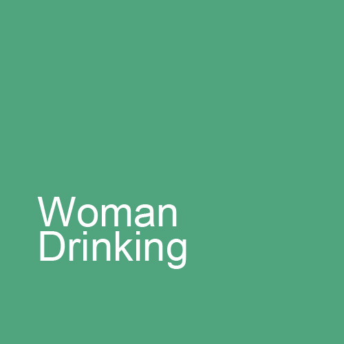 Woman Drinking Absinthe