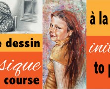 The One on One drawing course  – Le cours de dessin un à un