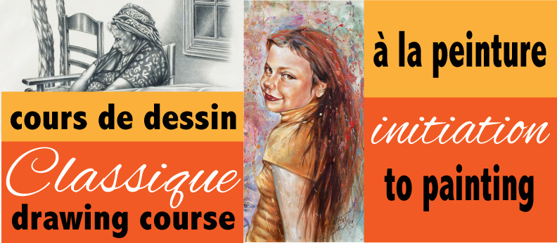 The One on One drawing course  – Le cours de dessin un à un